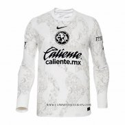 Camiseta America Portero 24-25 Manga Larga Blanco