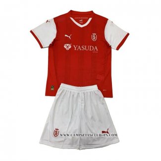 Camiseta Primera Stade de Reims Nino 24-25