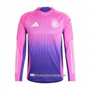 Camiseta Segunda Alemania 2024 Manga Larga