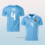 Camiseta Segunda Belgica Jugador Faes 2024