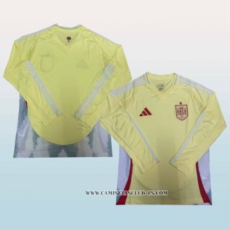 Camiseta Segunda Espana 2024 Manga Larga