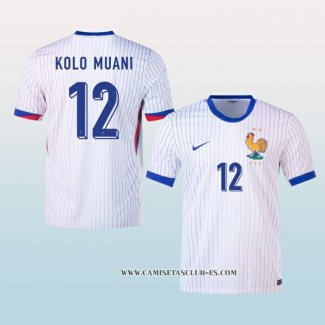 Camiseta Segunda Francia Jugador Kolo Muani 2024