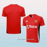 Camiseta de Entrenamiento Manchester United 24-25 Rojo