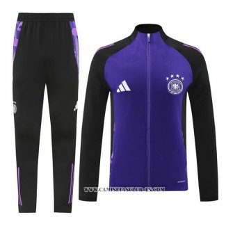 Chandal de Chaqueta del Alemania 24-25 Purpura