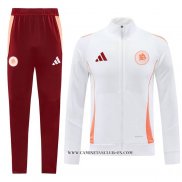 Chandal de Chaqueta del Roma 24-25 Blanco