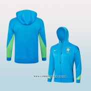 Chaqueta con Capucha del Brasil 24-25 Azul