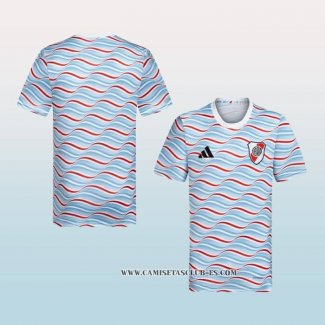 Camiseta Pre Partido del River 2024 Azul