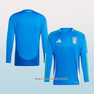 Camiseta Primera Italia 24-25 Manga Larga