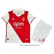 Camiseta Primera Monaco Nino 24-25