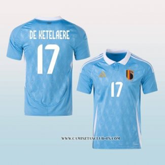 Camiseta Segunda Belgica Jugador De Ketelaere 2024