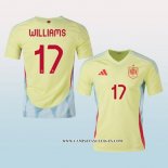 Camiseta Segunda Espana Jugador Williams 2024