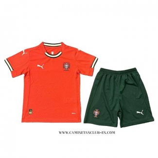 Camiseta Primera Portugal Nino 2025