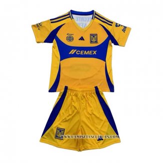 Camiseta Primera Tigres UANL Nino 24-25