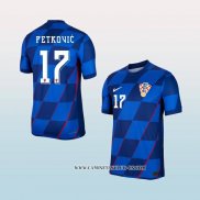 Camiseta Segunda Croacia Jugador Petkovic 2024