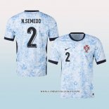 Camiseta Segunda Portugal Jugador N.Semedo 2024