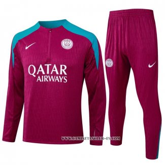 Chandal de Sudadera del Paris Saint-Germain 24-25 Purpura