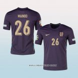 Camiseta Segunda Inglaterra Jugador Mainoo 2024