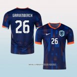Camiseta Segunda Paises Bajos Jugador Gravenberch 24-25