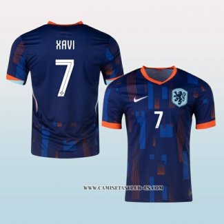 Camiseta Segunda Paises Bajos Jugador Xavi 24-25