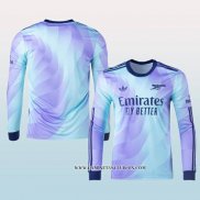 Camiseta Tercera Arsenal 24-25 Manga Larga