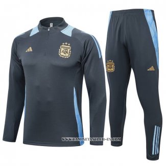 Chandal de Sudadera del Argentina 24-25 Gris