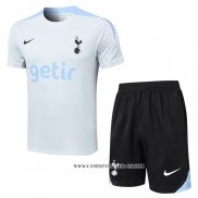 Chandal del Tottenham Hotspur 24-25 Manga Corta Gris - Pantalon Corto