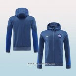 Chaqueta con Capucha del Inter Milan 24-25 Azul