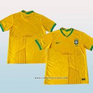 Tailandia Camiseta Brasil Jesus 24-25 Amarillo