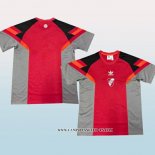 Camiseta Pre Partido del River 2024 Gris Rojo