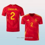 Camiseta Primera Espana Jugador Carvajal 2024