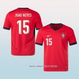 Camiseta Primera Portugal Jugador Joao Neves 2024