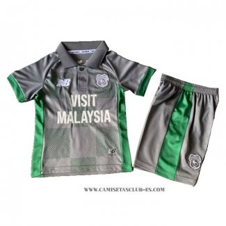 Camiseta Segunda Cardiff City Nino 24-25