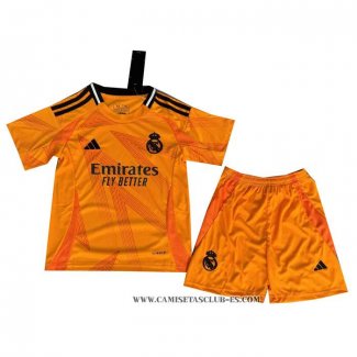 Camiseta Segunda Real Madrid Nino 24-25