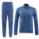 Chandal de Chaqueta del Inter Milan 24-25 Azul