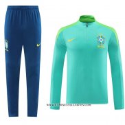 Chandal de Sudadera del Brasil 24-25 Verde