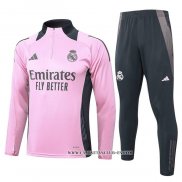 Chandal de Sudadera del Real Madrid 24-25 Rosa