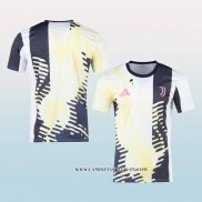 Camiseta Pre Partido del Juventus 2024 Blanco Negro