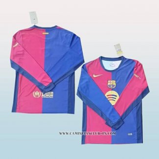 Camiseta Primera Barcelona 24-25 Manga Larga