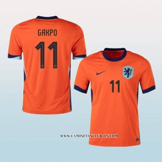 Camiseta Primera Paises Bajos Jugador Gakpo 24-25