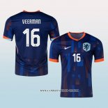 Camiseta Segunda Paises Bajos Jugador Veerman 24-25