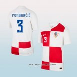 Camiseta Primera Croacia Jugador Pongracic 2024