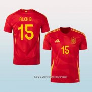 Camiseta Primera Espana Jugador Alex B. 2024