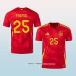 Camiseta Primera Espana Jugador Fermin 2024