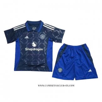 Camiseta Segunda Manchester United Nino 24-25