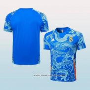 Camiseta de Entrenamiento Real Madrid Dragon 24-25 Azul