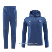 Chandal con Capucha del Inter Milan 24-25 Azul