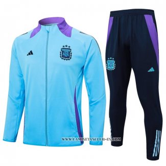 Chandal de Chaqueta del Argentina 24-25 Azul Claro