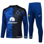 Chandal de Sudadera del Inter Milan 24-25 Azul