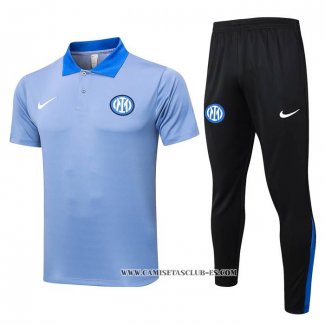 Conjunto Polo del Inter Milan 24-25 Azul