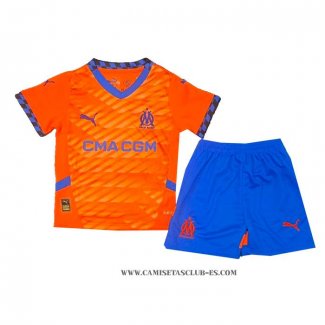 Camiseta Tercera Olympique Marsella Nino 24-25